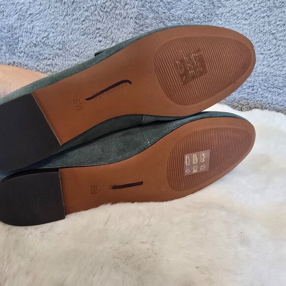 Madewell The Remy Mary Jane Flats Architect Green Suede Women's Size 8.5 NEW - Picture 5 of 9